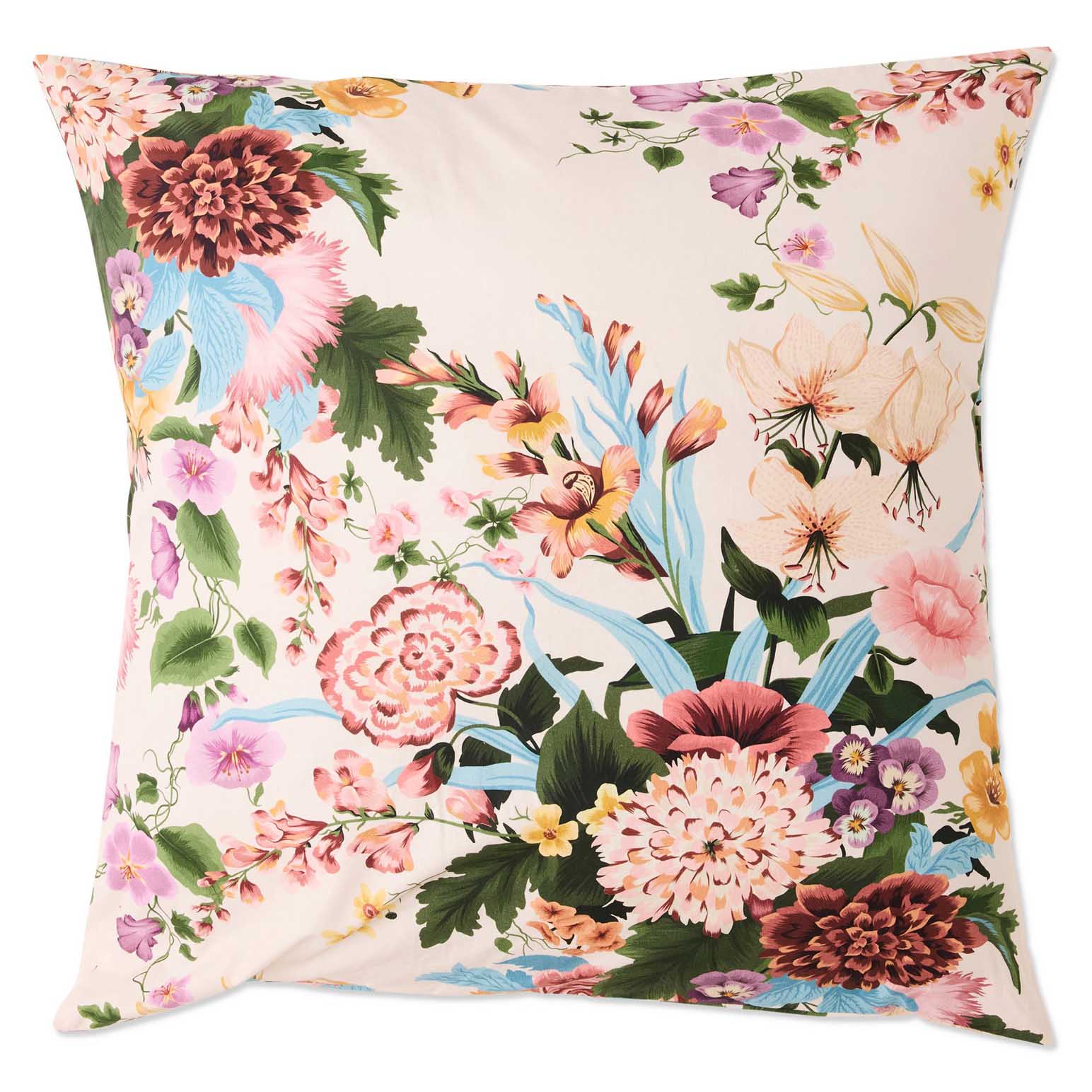 Kip&Co Belle Floral Organic Cotton European Pillowcases 2P Set